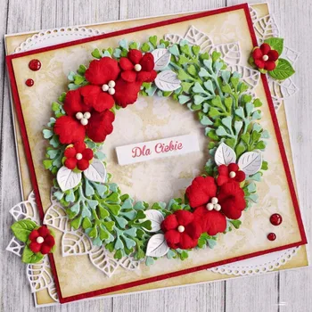 

1 Set of Leaves Metal Cutting Dies for Greeting card, Invitation DIY Scrapbooking Emboss Paper Card Photo Stencil Decor