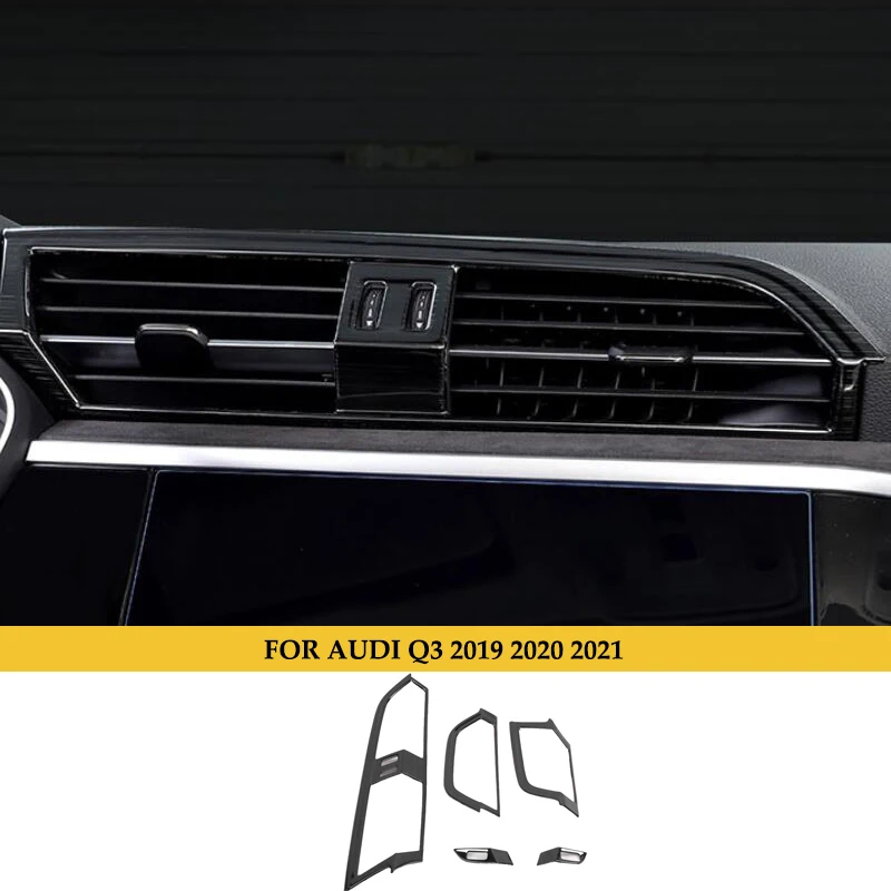 CDEFG Boîte De Rangement Console Centrale Compatible Audi Q3 F3 2019-2024 - Organiseur Accoudoir