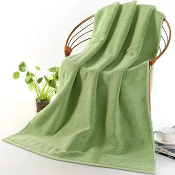 

70x140cm Cotton Bath Towel Oversized Highly Absorbent Candy Color Beach Blanket