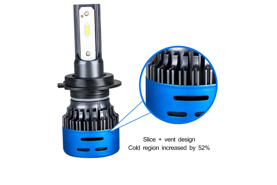ATcomm H4 светодиодный фара мотоцикла H1 H7 H11/H8/H9 HS1 светодиодный 12V мото лампы 3000K 4300K 6500K 12000K для Honda CB400/NC700X/XR650L