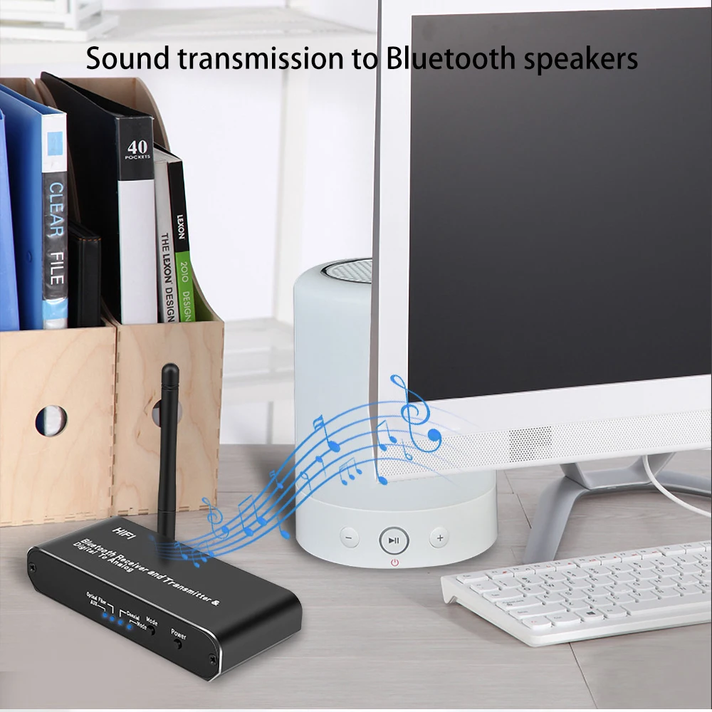 Цифровой коаксиальный Toslink в аналоговый HiFi Bluetooth 5 0 приемник передатчик цифровой