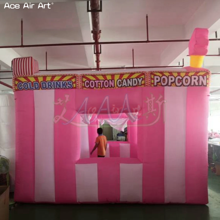Горячая Распродажа 6m L x 4m W Оксфорд надувной карнавал treat shop воздушные