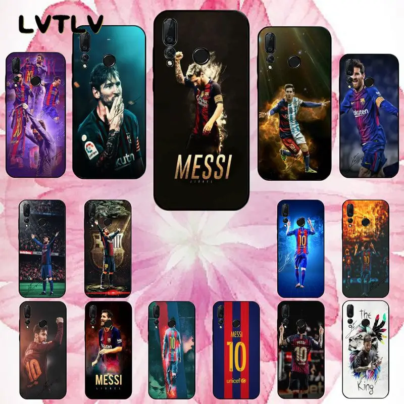 LVTLV Messi ТПУ Мягкий силиконовый чехол для телефона huawei P9 10 lite P20 pro P30pro Psmart mate 20pro Fundas