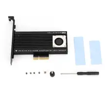M.2 pour NVME SSD carte d'extension de transfert de disque à semi-conducteurs PCIE-3.0 x 4 avec ventilateur pour la Dissipation thermique nouveau