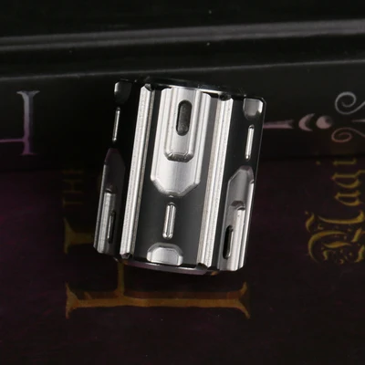 stainless steel V2.1 Титановый мини Спиннер GEEZ Темный материя второго поколения нож бусы декомпрессия для взрослых игрушка EDC персонализированные аксессуары - Цвет: stainless steel V2.1