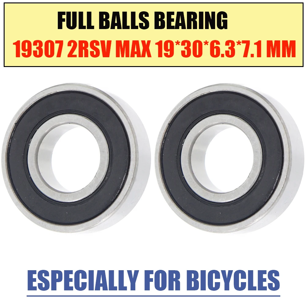 Rolamento Máximo de Bicicleta 19*30*6.3*7.1 mm Peças Peças de Reparo Pivô de Bicicleta Rolamentos de Esferas 19307 2rs 193072rs