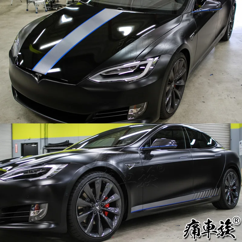 Автомобильные наклейки для моделей Tesla, модель X, наклейки для украшения с изображением цветка, модифицированные наклейки на тело - Название цвета: G