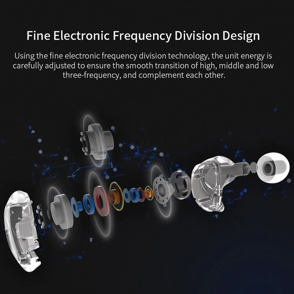 QKZ VK1 Wired In Ear Earphones Bass HiFi Earbuds Sports Headphones with Mic Coaxial four unit subwoofer headphones