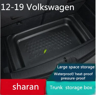 

Apply only for 12-19 Volkswagen Sharan The Trunk, import Sharan Reserve Box 6 seats/7 seats The Trunk Storage Box refitting