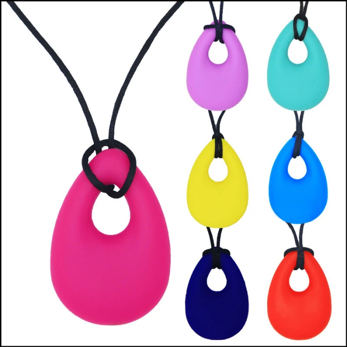 Детские Жевательные ожерелья Прорезыватель грызунок жевательные устойчивые безопасные сенсорные игрушки AN88