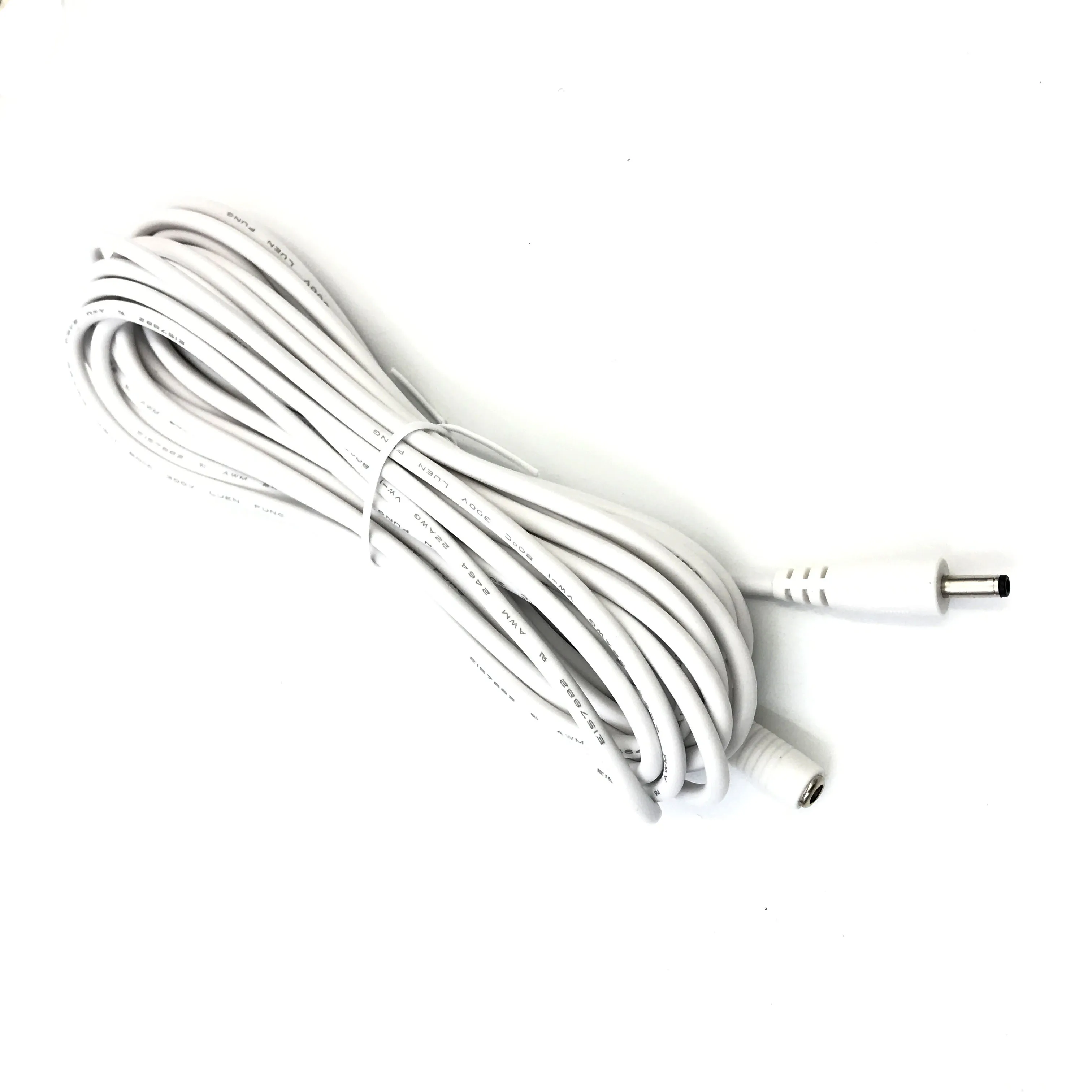 White 5V DC Power Extension Cable DC3.5*1.35 Female To Male Plug Power Pord 1m/1.5/3/5m 22AWG