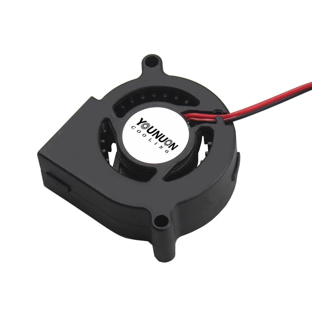 5020 터보 송풍기 팬, 원심 터빈 팬, DC 브러시리스 냉각 팬, 50mm, 5V, 12V, 24V, 50x50x20mm, 2 개