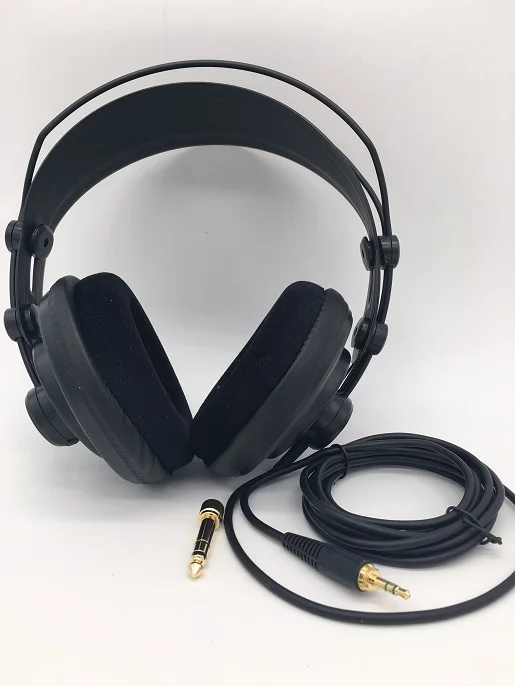 Original Samson SR850 Monitoring Headset Velour Earcup Semi Open Monitor  Headphone For Studio Recording Karaoke Game|Headphone/Headset| - AliExpress