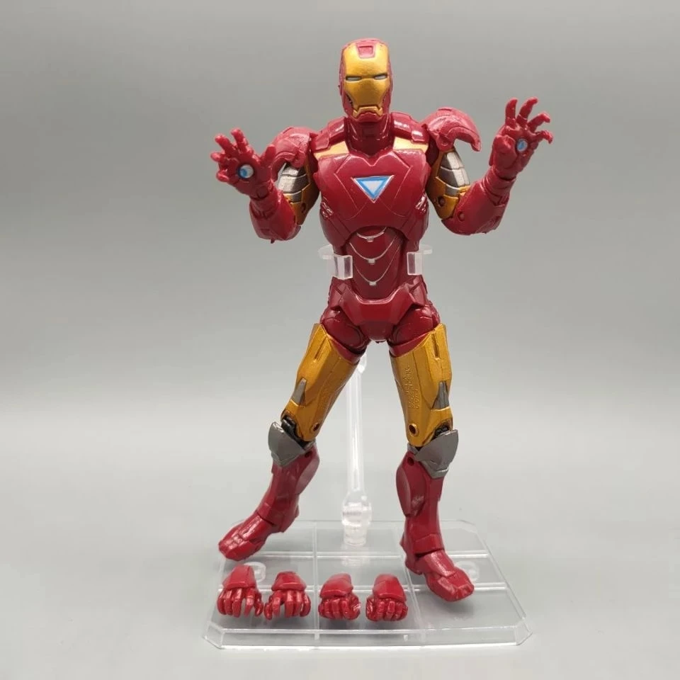 Armure Iron Man Taille Réelle Marvel legend – armure Ironman Mark MK 6 avec support, figurine d'action  ample de 6 pouces | AliExpress