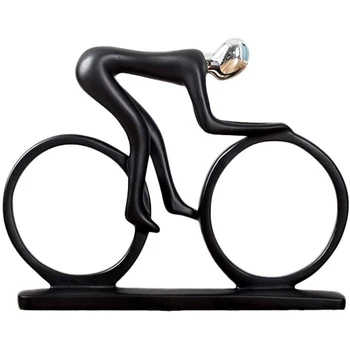 

Bicycle Character Ornament Decoration Home TV Wine Cabinet Display Abstract Handicraft