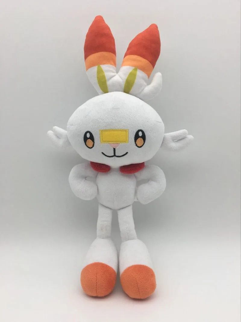26CM Scorbunny 26 см Sirfetchd 26 см Sobble 26 см Scorbunny 23 см Grookey плюшевые игрушечные фигурки, Мягкая Плюшевая Кукла животного - Цвет: 26CM Scorbunny