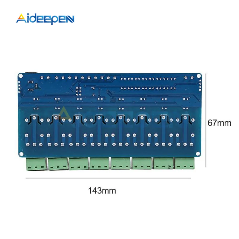 1 шт. с протоколом Modbus rtu ptz-камеры 1 2 4, 8 канальный релейный модуль 485 ttl Связь 1 2 4, 8 канальный Вход модуль реле 12V