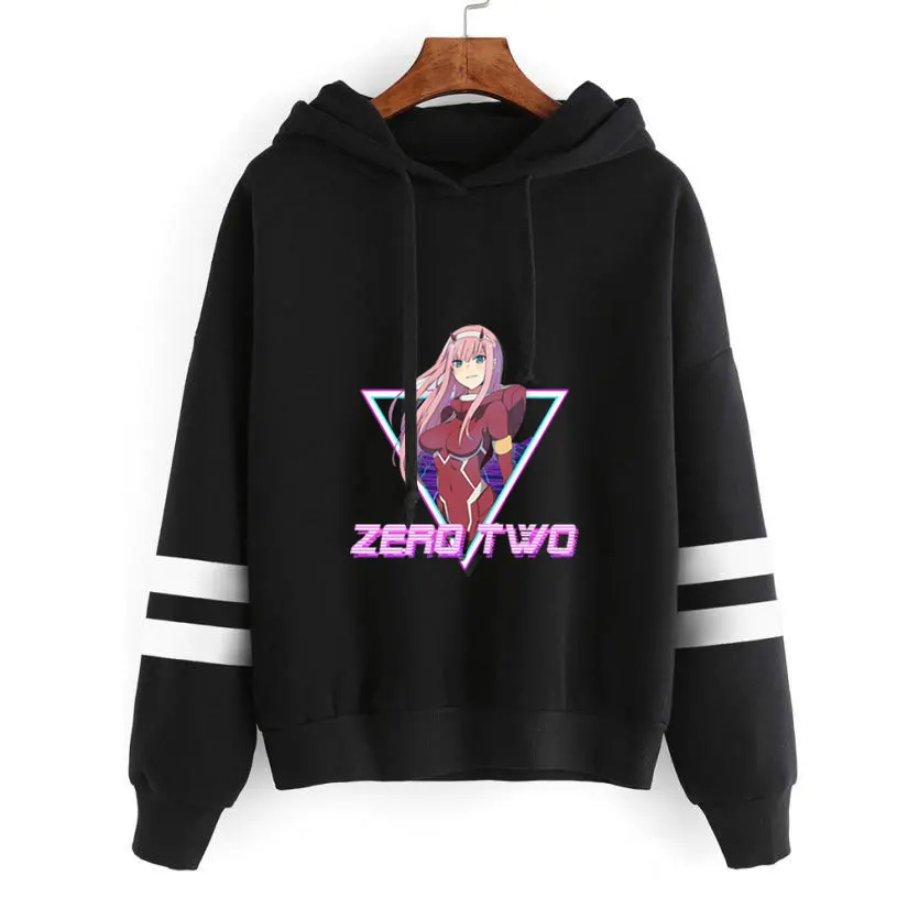 

Zero Two Darling In The Franxx Streetwear Arajuku Hoodie Women Hooded Vintage Plus Size Female Swearshirts Women Tops Femme