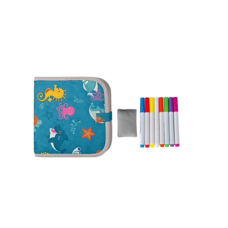 

Magic Drawing Board Doodle Sketch Painting Drawing Coloring Books Painted Graffiti Book repeatable Portable DIY Book