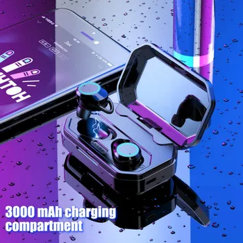 

X6 TWS 5.0 Wireless Bluetooth 9D Stereo Earphones IPX7 Waterproof Earphones 3300mAh LED Smart Power Phone