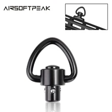 New Version QD Rifle Sling Rail Swivel Scope Mount Quick Release Buckle Duty Push Button Swivels Hunting Gun Accessories