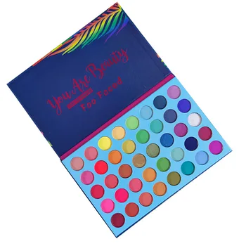 

40 color makeup eyeshadow rainbow palette high gloss matte eyeshadow palette for women