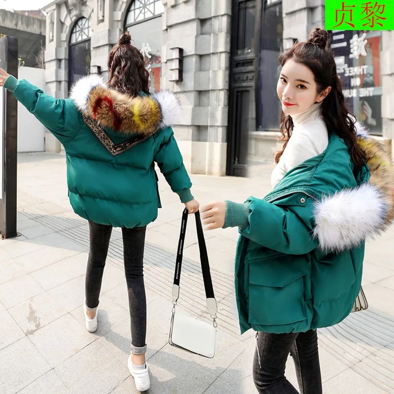 

2018 Winter New Style WOMEN'S Dress Korean-style Short INS down Coat Short-height Cotton-padded Jacket Fashion down Jacket Cotto