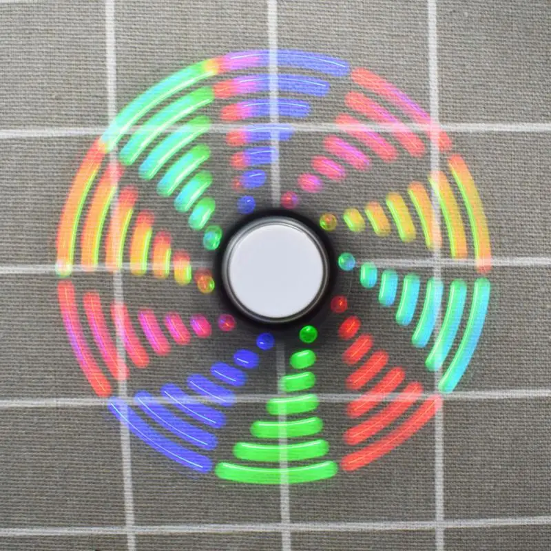 DIY полноцветный вращающийся POV светодиодный электронный набор 5050 RGB светодиодный вращающийся Спиннер