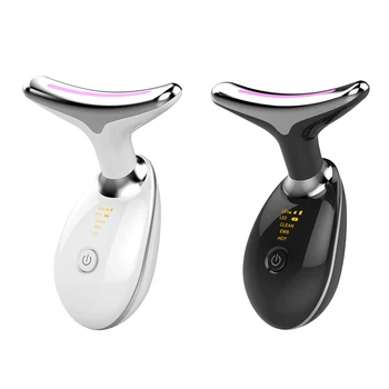 

Portable Neck Beauty Instrument LED Photon Skin Tighten Reduce Double Chin Anti-wrinkle Devices Multi-Functional Beauty Tool