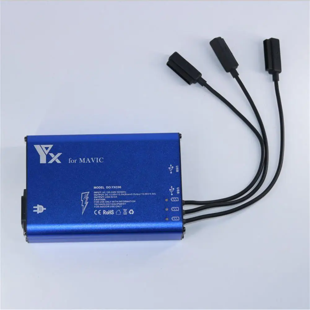 

RCtown 3 in 1 Battery Charger with 2 USB Ports for RC Quadcopter Drone Multifunctional Charger with Charge Protection