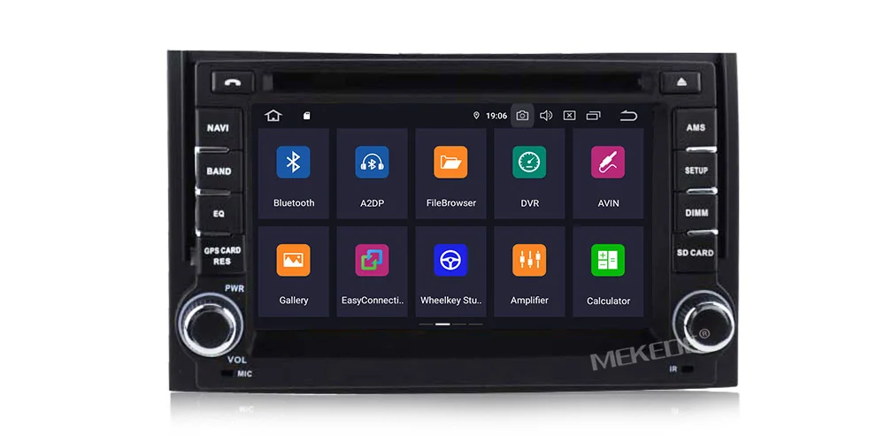 MEKEDE 8core 4G ram 64G rom HD экран автомобиля радио Android9.0 для hyundai H1 grand starex 2007- GPS стерео радио