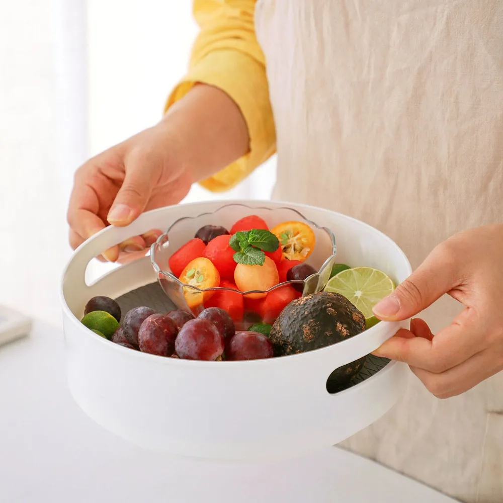 יפן יבוא מסתובב תיבול מטבח קופסא פלסטיק אחסון מדף שולחן עבודה איפור Rack טיפוח עור