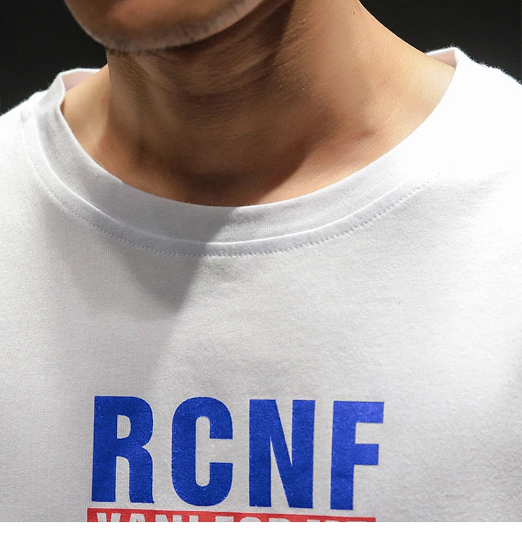 Nice Summer T-Shirts Men Letter Printed Short Sleeve TShirt Men Tee Shirt Men Vogue Fashion Round Neck T Shirt Men