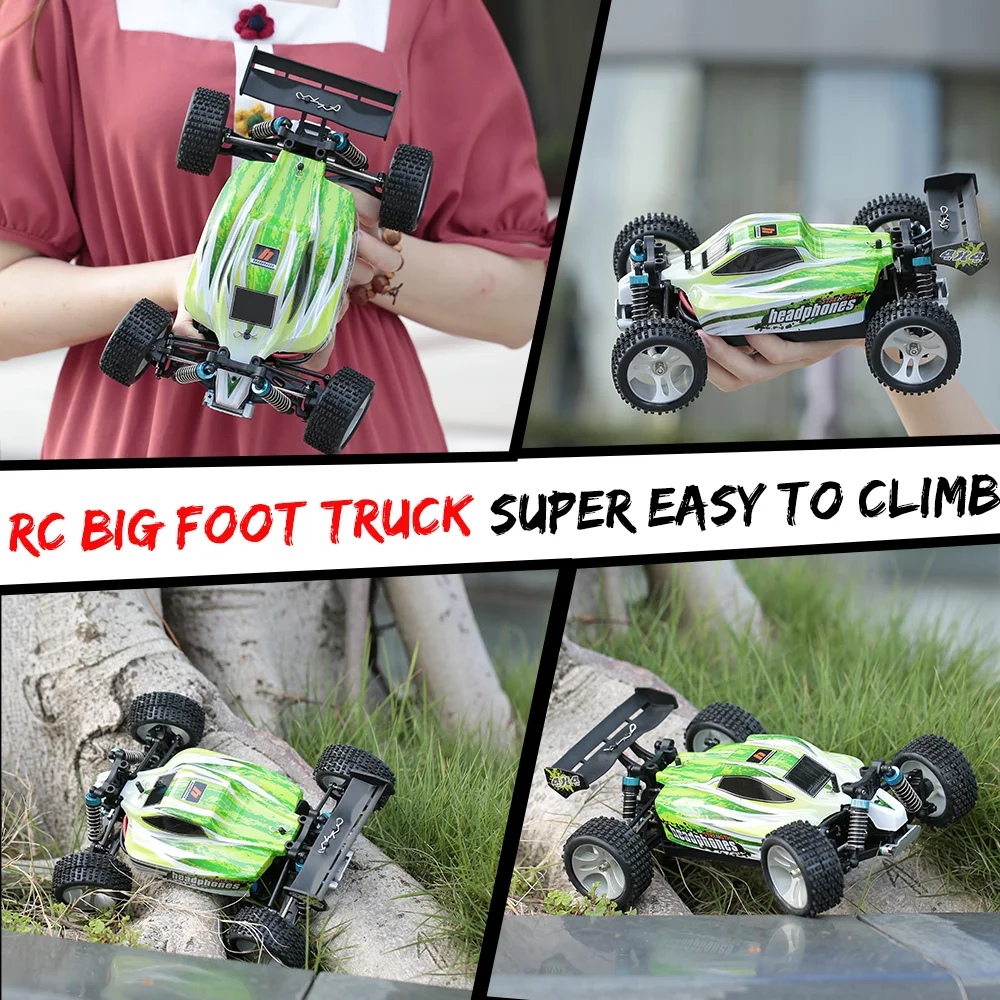 WLtoys A959B RC Car 1/18 70Km/h High Speed Racing Car 540 Brushed Motor 4WD Off-Road Remote Control Electric Car RTR RC Kids Toy