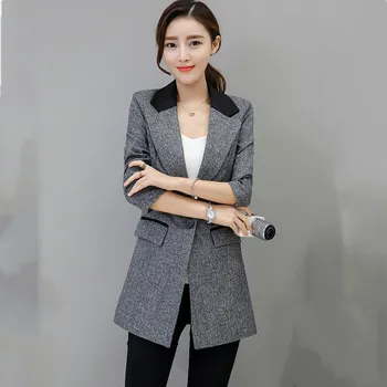 

ladies casual long-sleeved professional suit jacket women 2020 spring new Korean fashion design Slim popular wild suit jacket