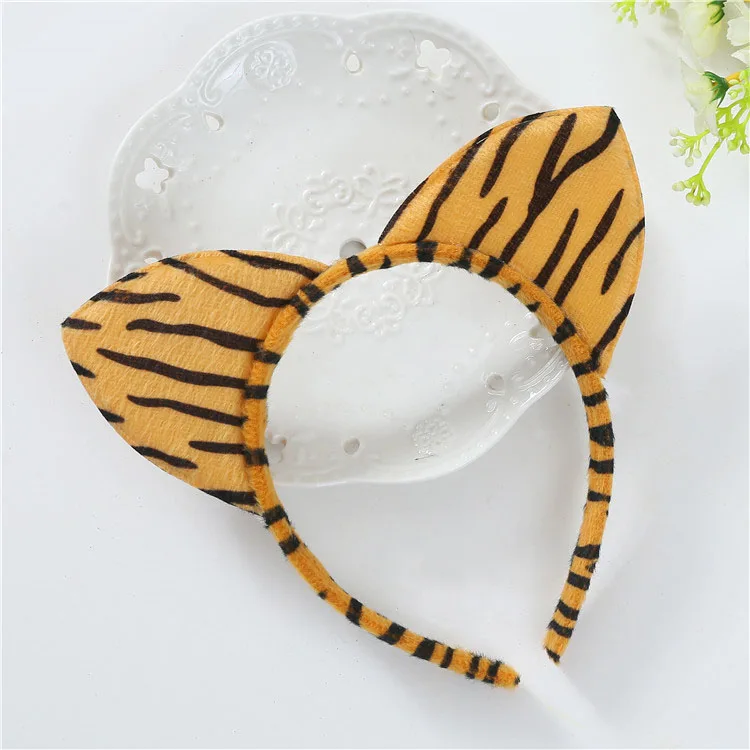 wide headbands for short hair Women Leopard Printed Cat Ear Hair Band Sexy Hair Hoop Headband Lovely Hairband Party Supplies Accessories Headwear Multi color big hair clips Hair Accessories