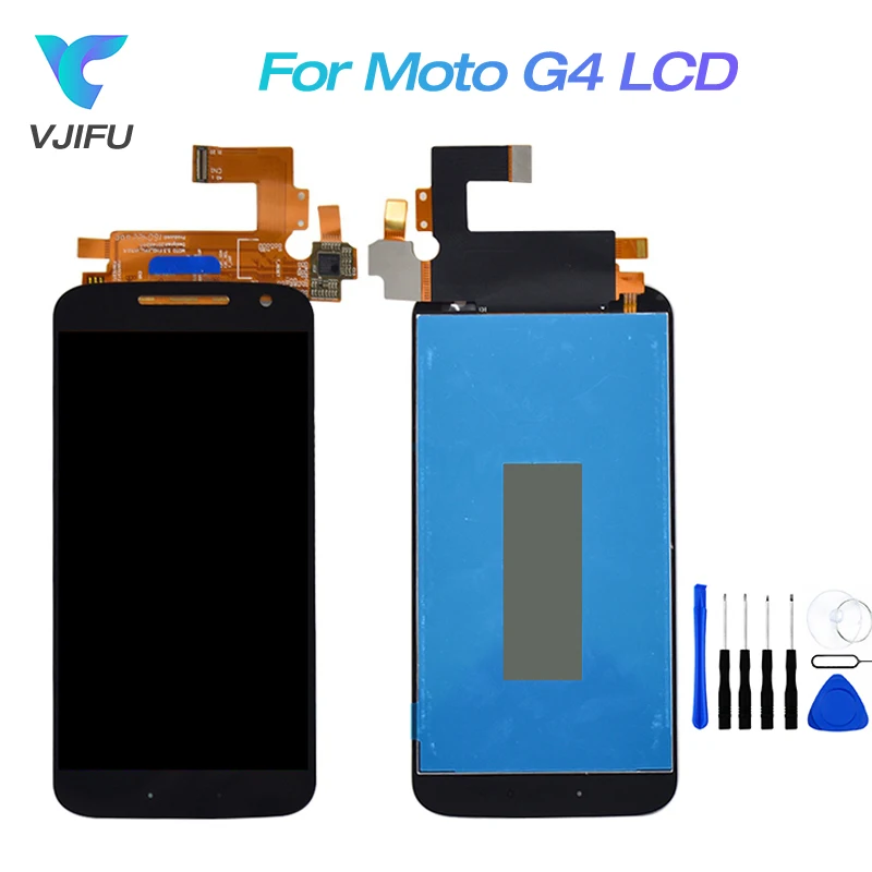 Для Motorola Moto G4 ЖК-экран Xt1622 XT1625 Xt1620 Xt1621+ сенсорный дигитайзер Pantalla сборка для Moto G 4 Замена