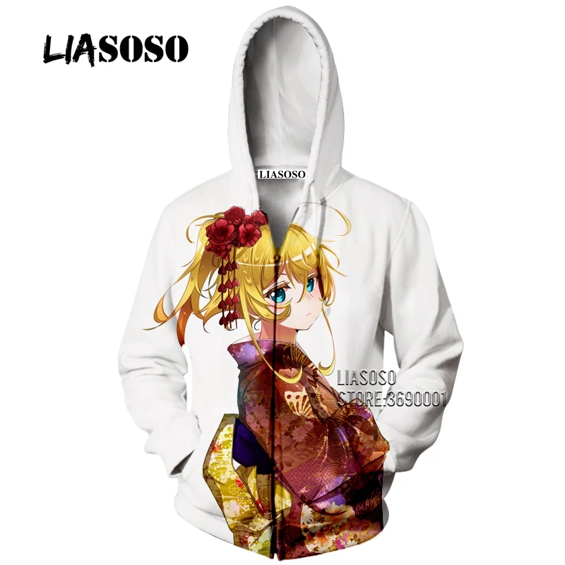 16 Аниме Yōjo Senki Saga of Tanya the Evil 3D принт для женщин мужчин толстовки кофты на молнии куртка пальто Высокое качество топы - Цвет: 16