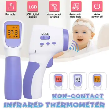 

Backlight LCD Forehead Thermometer Non Contact Infrared Thermometer Body Temperature Fever Digital Measure Tool For Baby Adult