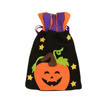 

Cute Patterns Halloween Candy Bags Drawstring Storage Pouch Toy Gift Organizer