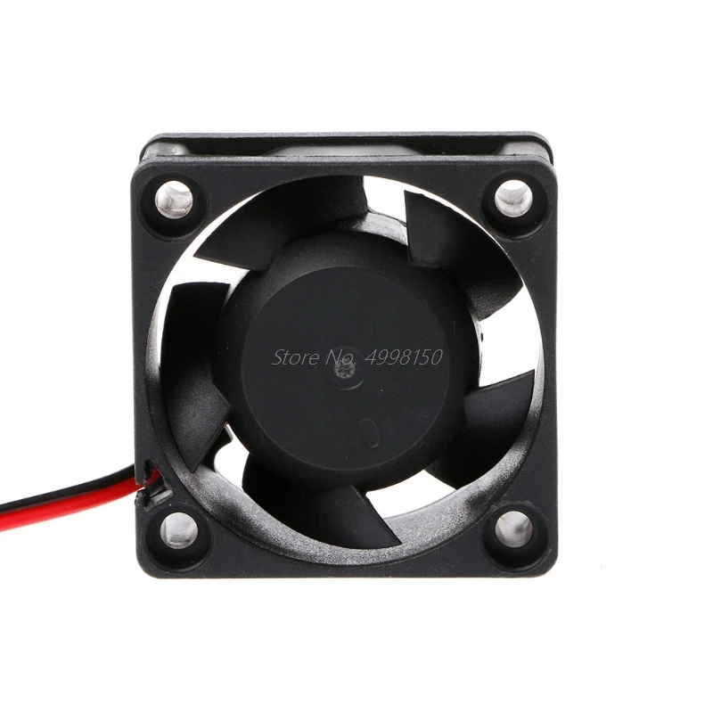 DC 12V 2-Pin 5 Blade Cooler Brushless Mini Cooling Fan 4020