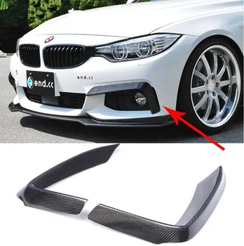 

High quality Carbon Fiber Auto Car Front Lip Splitter Cover trim Fits For BMW F32 F33 F36 M-Sport 2014 2015 2016