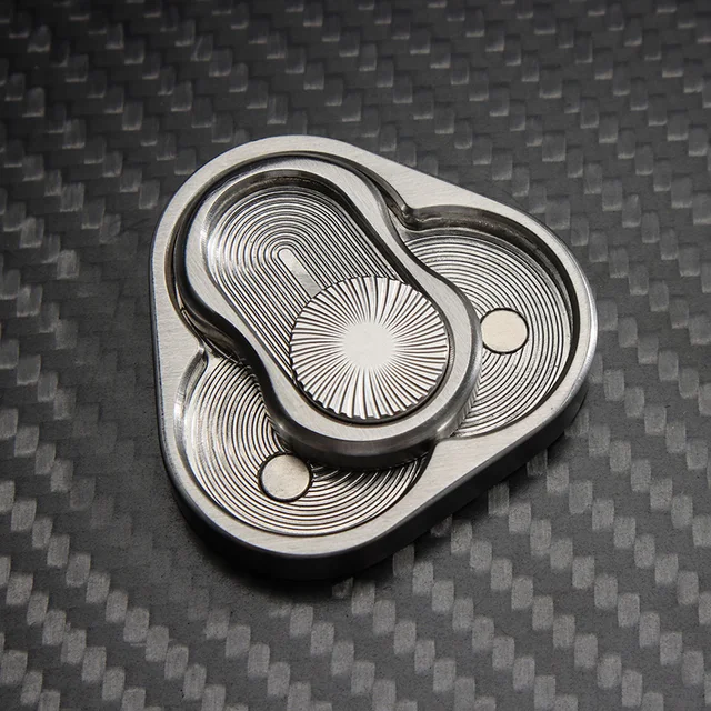 Rotary Magnetic Fidget Slider Adult EDC Metal Fidget Toy ADHD Hand Spinner Autism Sensory Toys Anxiety Stress Relief 3