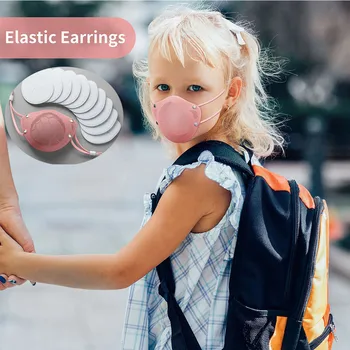 

Child Boy Girl Silicone Mask Reusable Washable Mask Replaceable Filter Cotton Adult anti virus adulte lavable