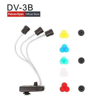 

Falconeyes Triple 3 LED Magic Background Light For Macro Shooting/Jewelry Photography/Products Fotografia/Youtube DV-3B
