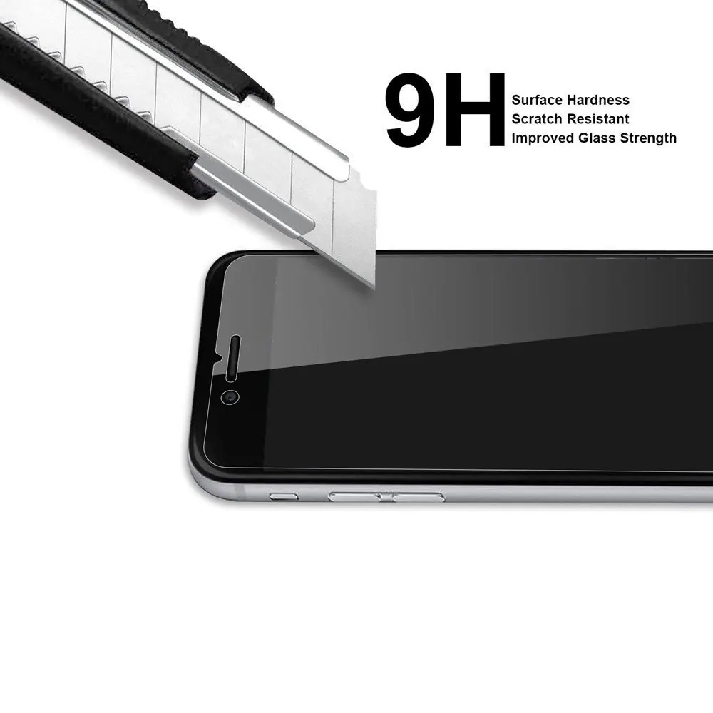  5 Pcs-1 Pcs Gehärtetem Glas 2.5D 9H Ultra-dünne Für iPhone Xs Max XR 8 7 6 6s Plus 6 6s 5 5s SE 4 4
