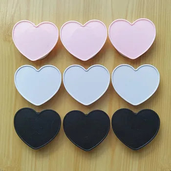 

10-100pcs heart Grooved Blank material mobile phone folding stretch bracket Phone Holder Balloon finger girp for smart phone
