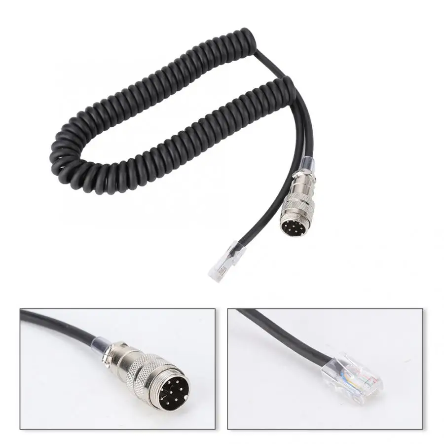 Аксессуары для микрофона 8pin-RJ-45 Модульный адаптер микрофона для Yaesu FT-450D FT-897D FT-991 FT-891 профессиональный микрофон