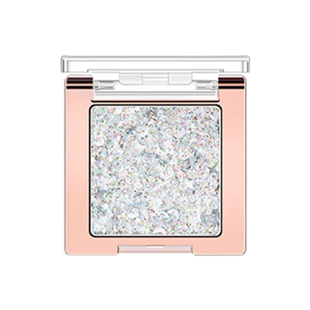 Блестящие тени для век Shimmer Eyeshadow водонепроницаемые монохромные кончики пальцев Cool Trend Eye Shadow Makeup 10 групп цветов