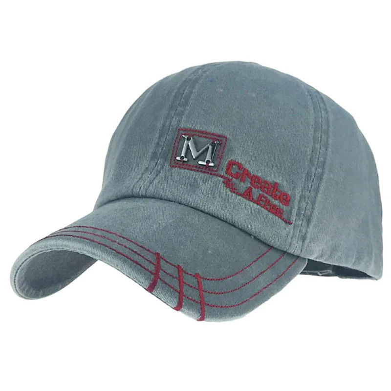 Промытая хлопковая бейсбольная кепка бейсболка шапка для мужчин и женщин в стиле ретро хип-хоп приталенная Кепка s Повседневная Бейсболка с надписью hombre bone - Цвет: 03